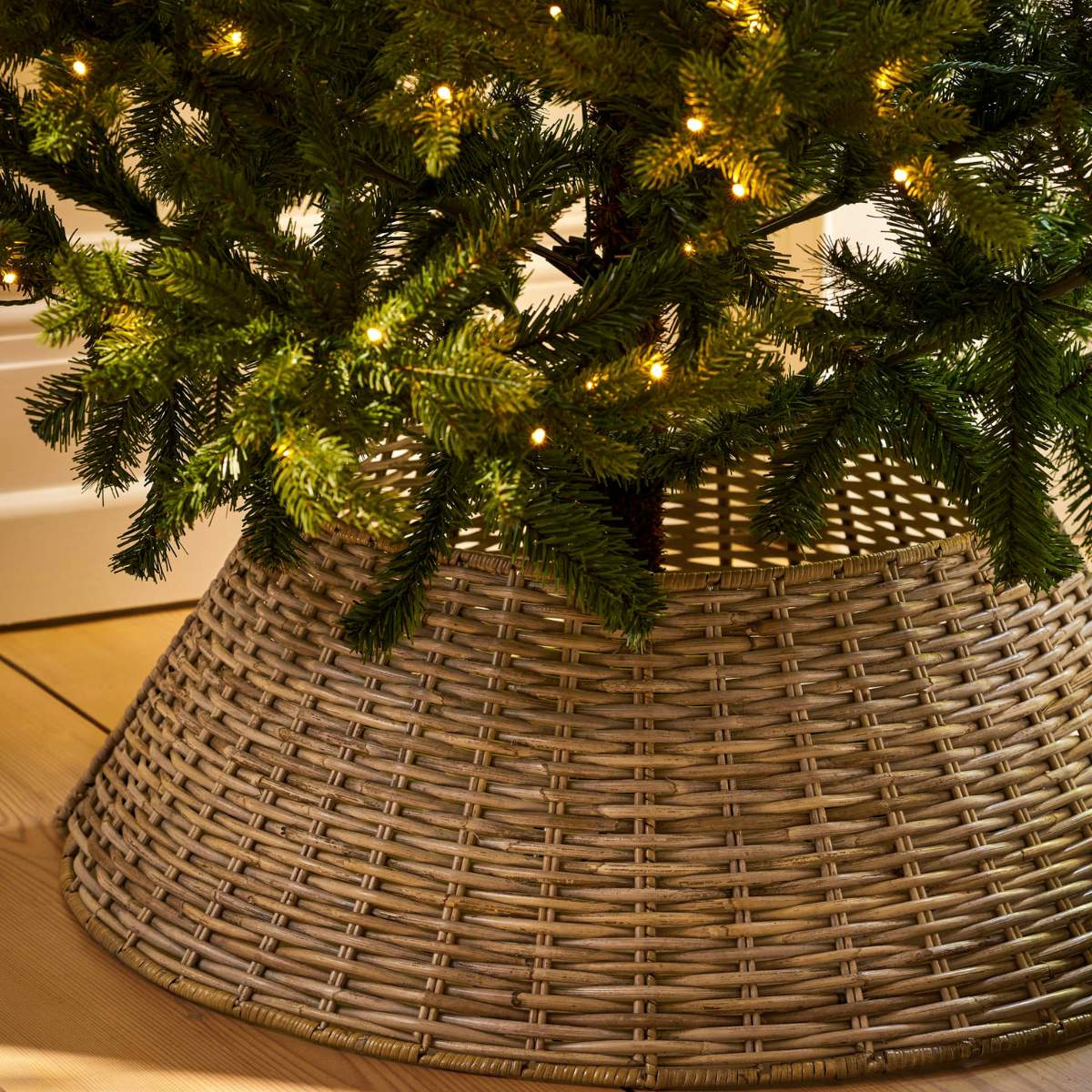 Garden Trading Bembridge Tree Skirt Large Natural 2 parts - Pack of 2