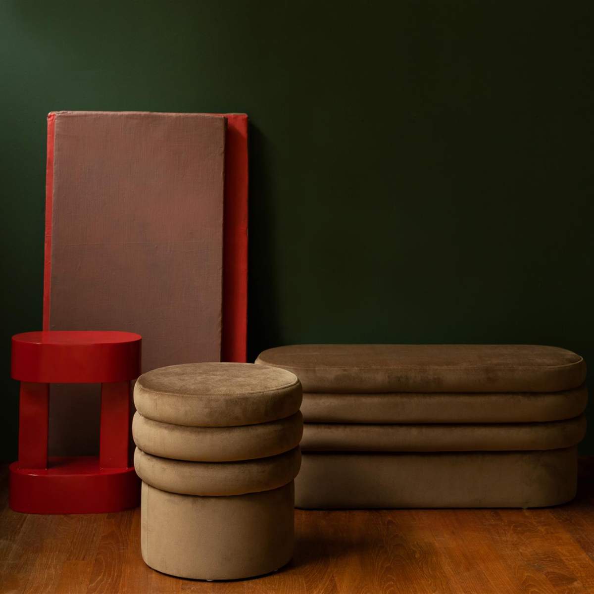 Dutch Bone Bench Aditi Brown