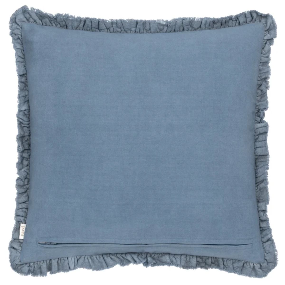 Riva Home Bertie Washed Cotton Velvet Cushion Ink