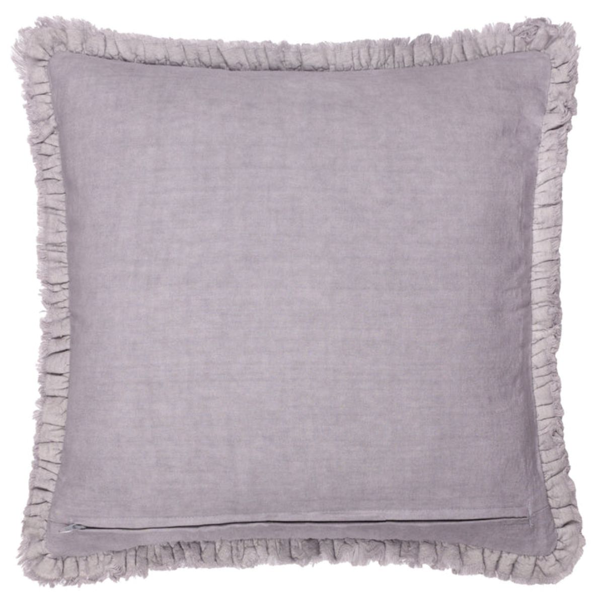 Riva Home Bertie Washed Cotton Velvet Cushion Mauve