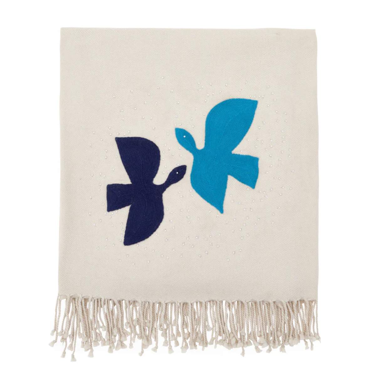 Jonathan Adler Biarritz Birds Embellished Throw