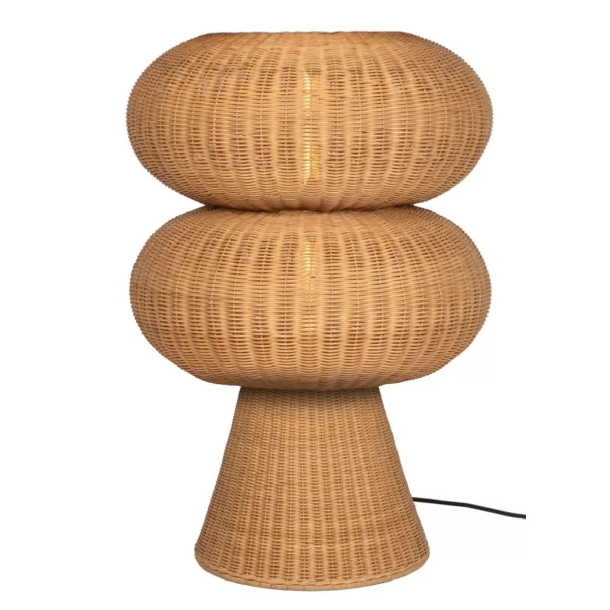 Vincent Shepherd Bill Rattan Floor Lamp Small