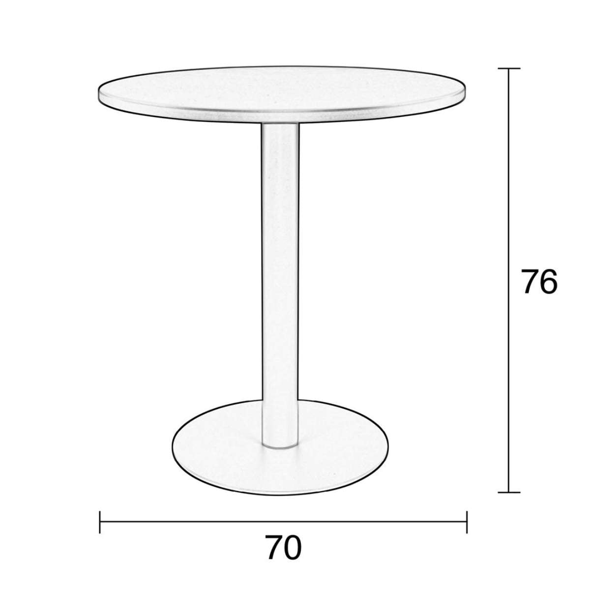 Zuiver Bistro Table Metsu