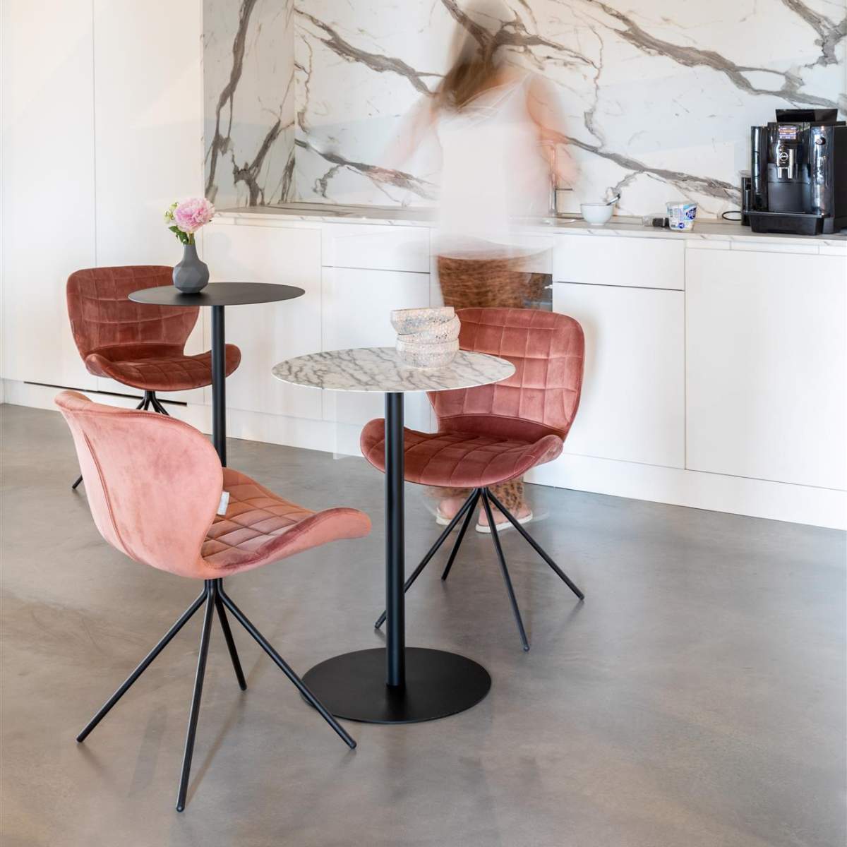 Zuiver Bistro Table Snow Black