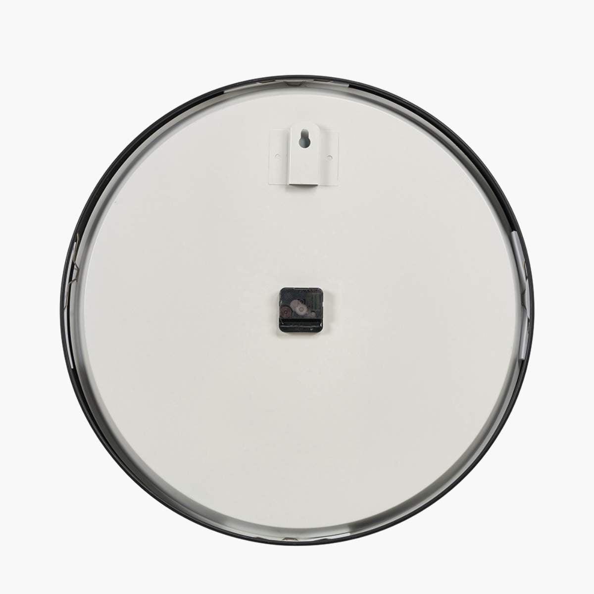 Pacific Lifestyle Black Metal Printed Face Wall Clock