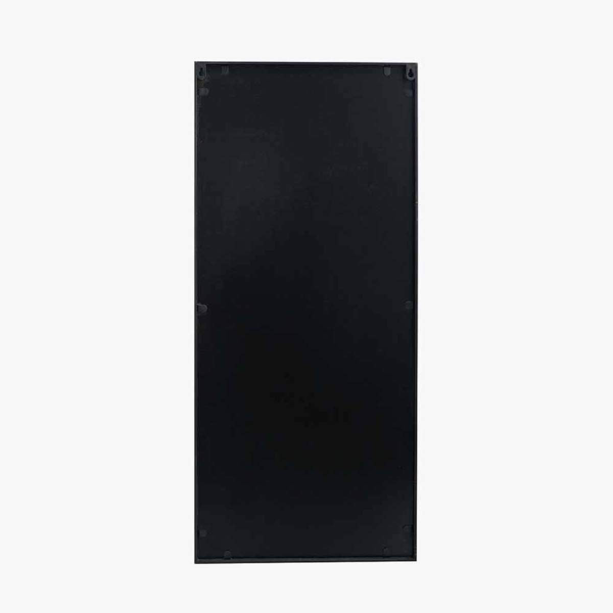 Pacific Lifestyle Black Metal Rectangular Mirrored Wall Art