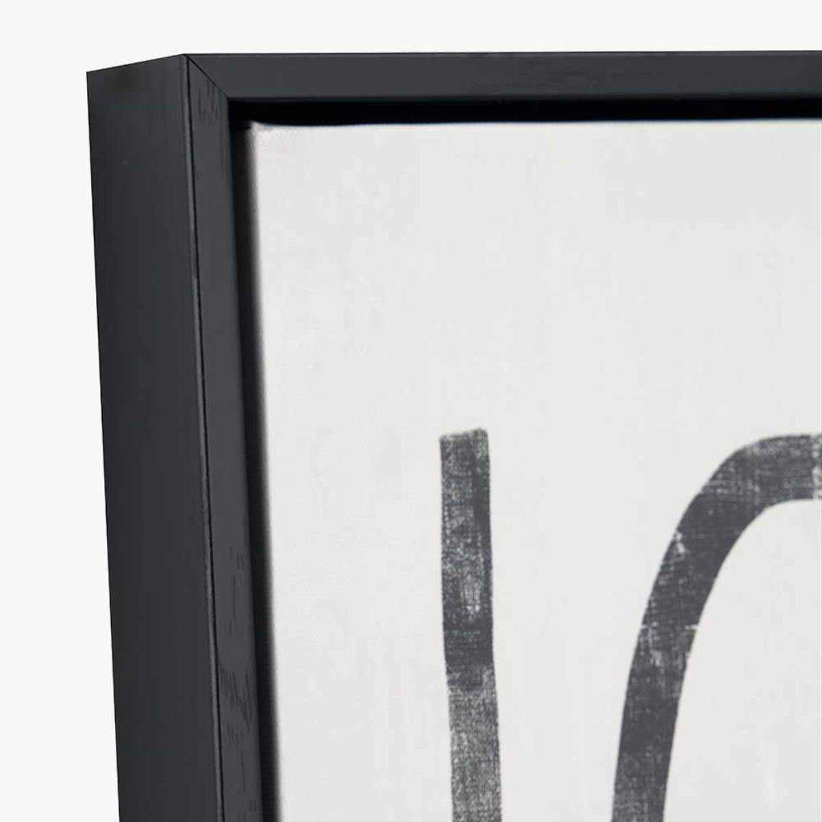 Pacific Lifestyle S/2 Black Squiggle Print Canvases with Black Frames