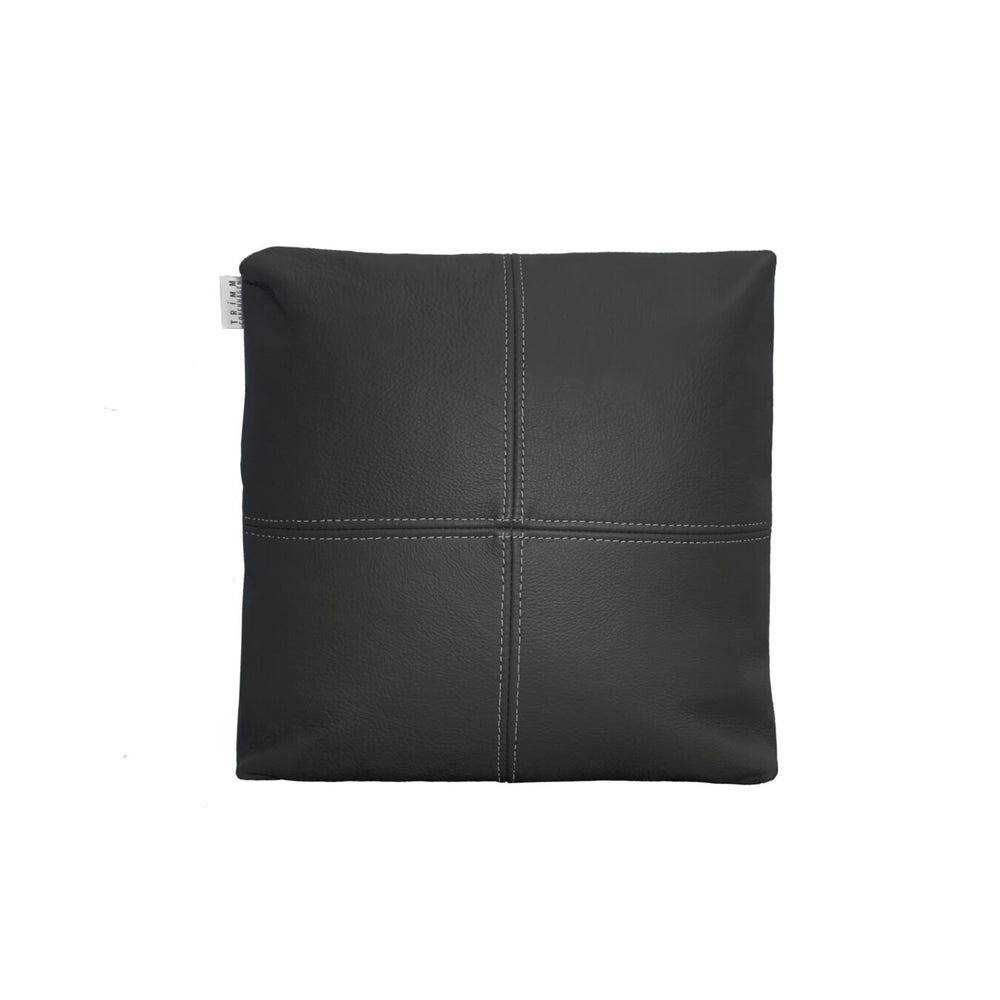 Square Leather Cushion-Beaumonde