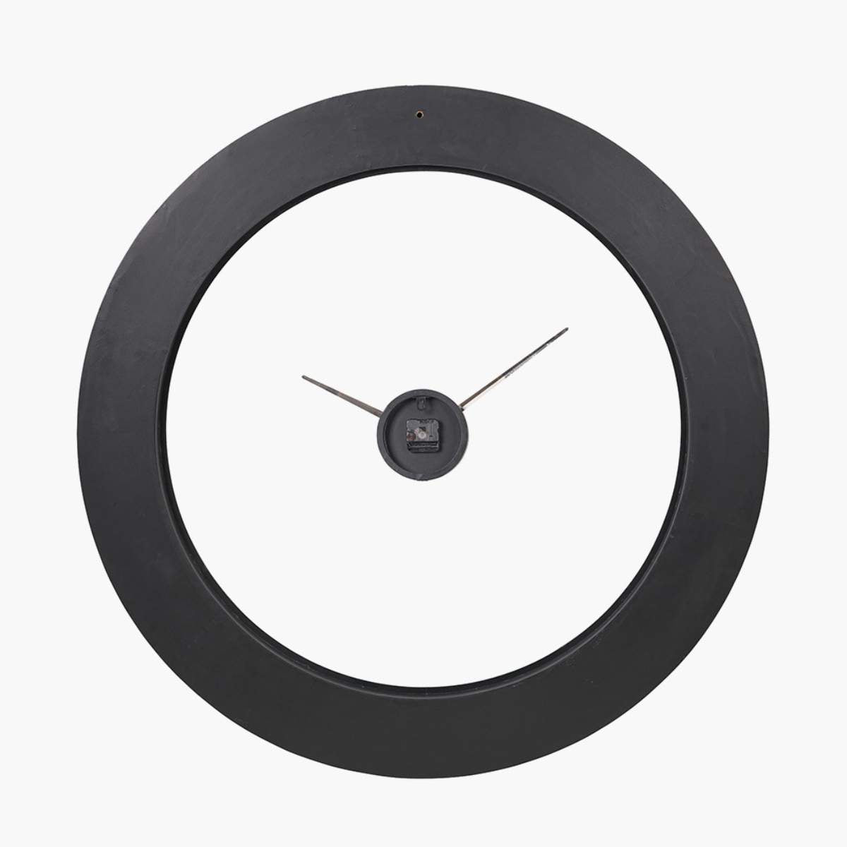 Pacific Lifestyle Black and Gold 2 Piece Open Wall Clock
