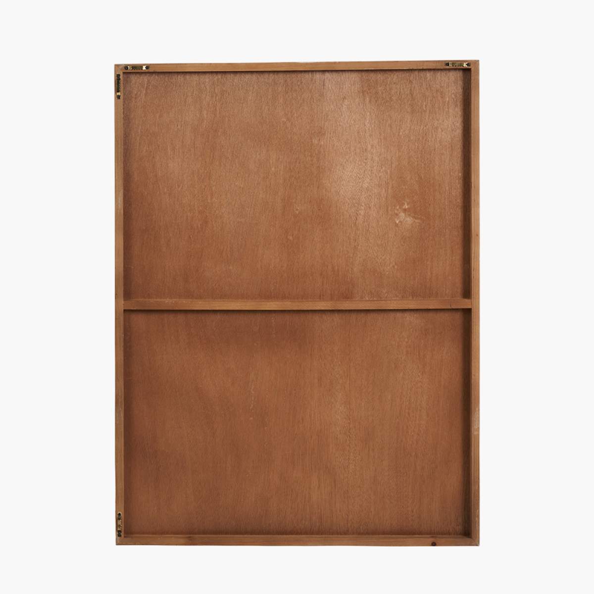 Beau&Co Black and Natural Wood Textured Design Wall Art Pair