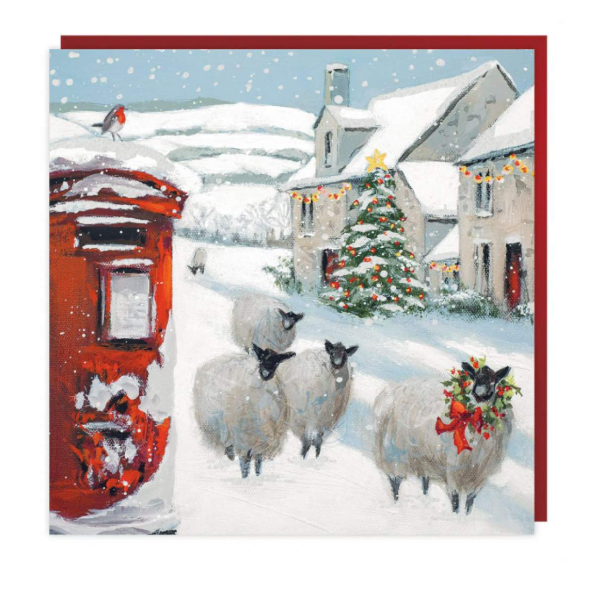 Artbeat Blanket Of Snow Christmas Cards 48pk