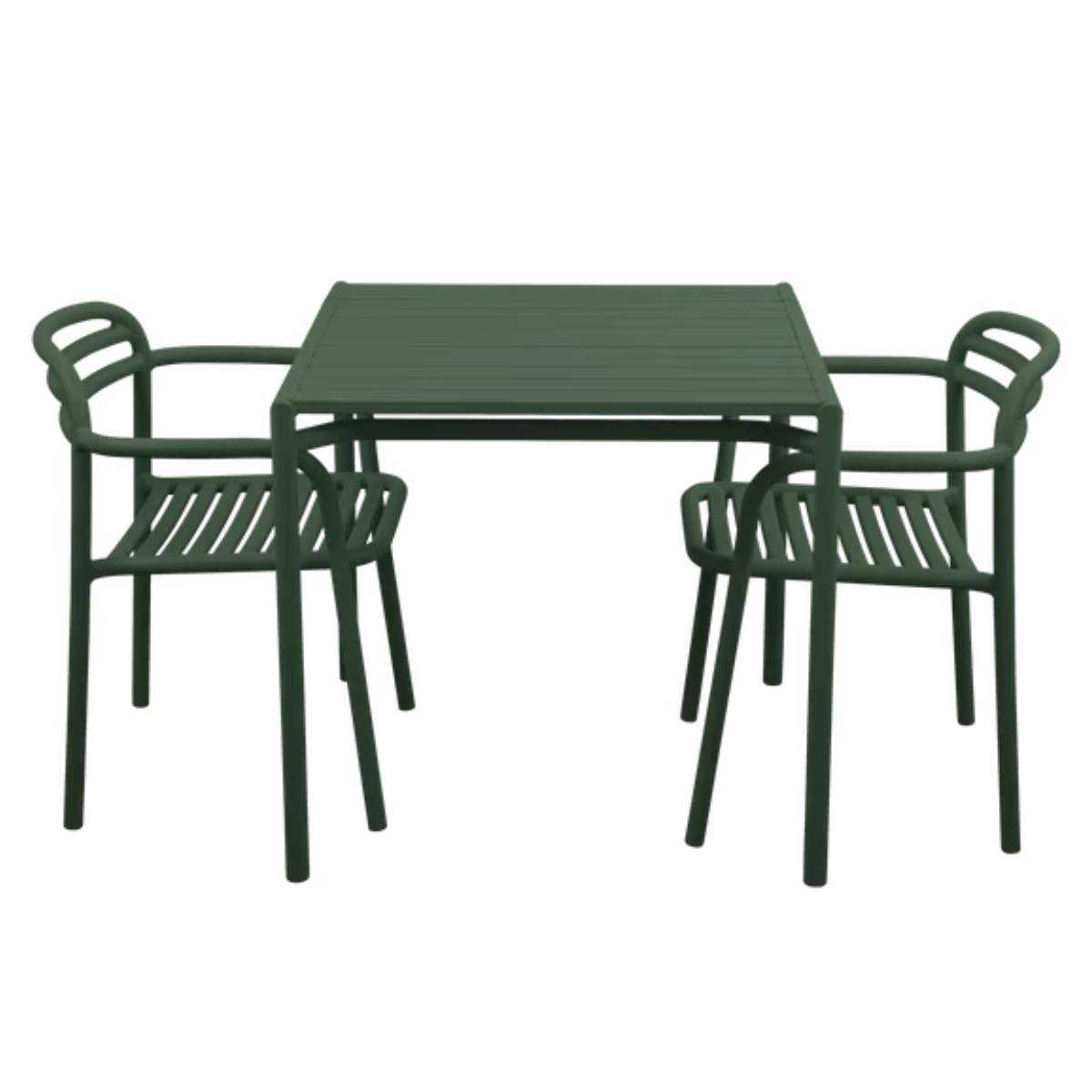 Cane-line Bliss Dining Table Incl. 2 Bliss Armchairs