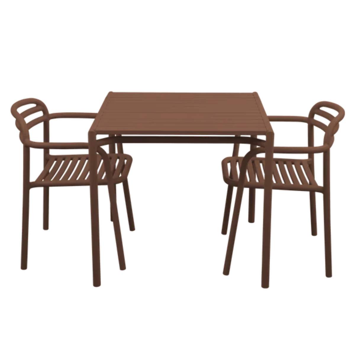 Cane-line Bliss Dining Table Incl. 2 Bliss Armchairs