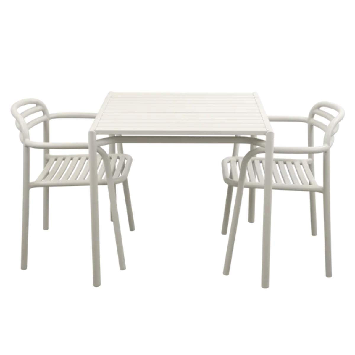 Cane-line Bliss Dining Table Incl. 2 Bliss Armchairs
