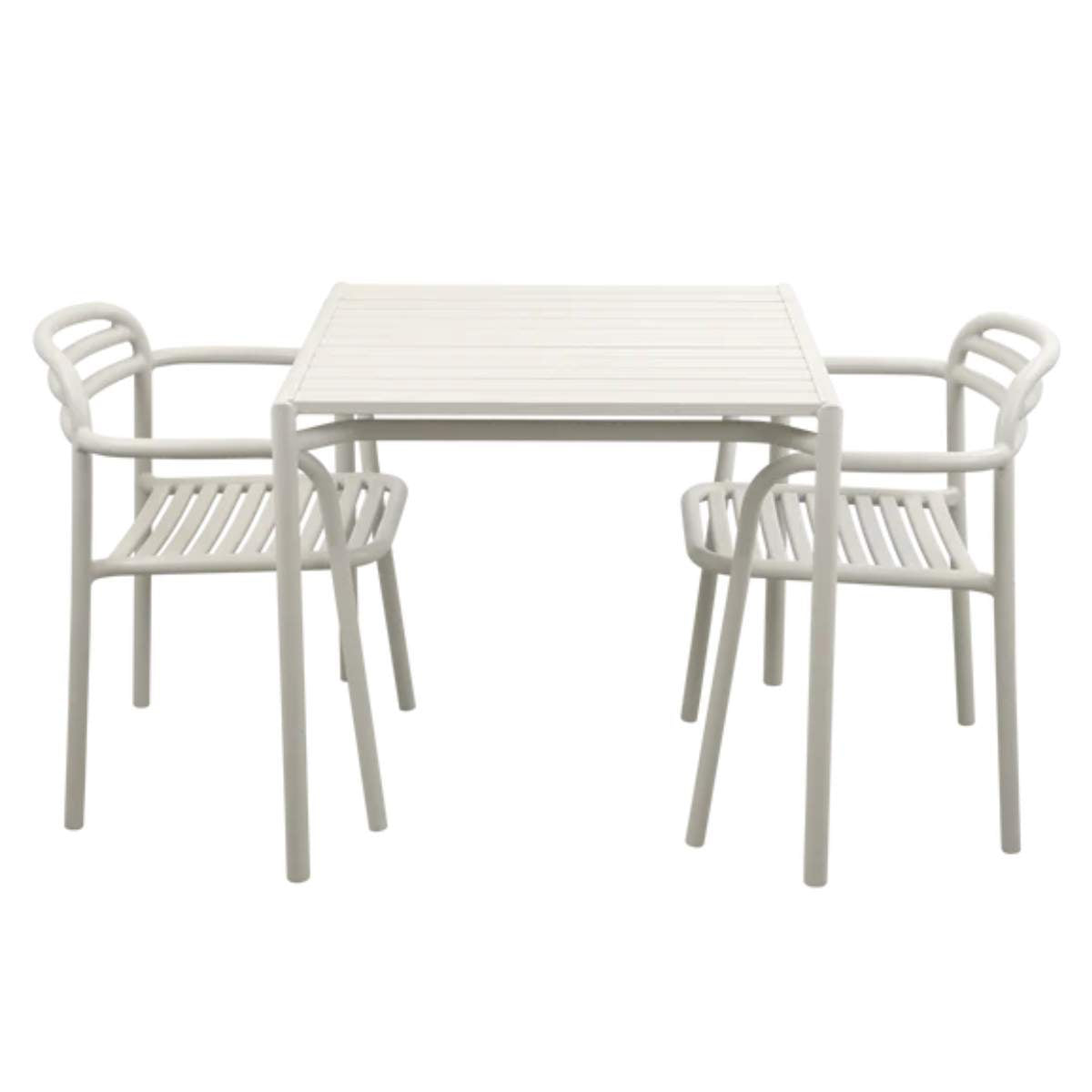 Cane-line Bliss Dining Table Incl. 2 Bliss Armchairs
