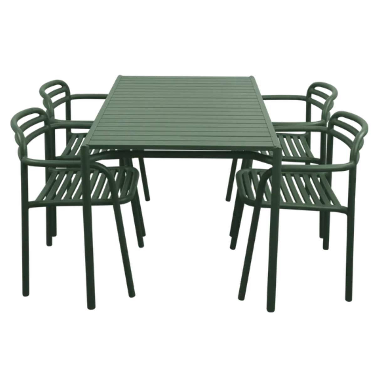 Cane-line Bliss Dining Table Rect. Incl. 4 Bliss Armchairs