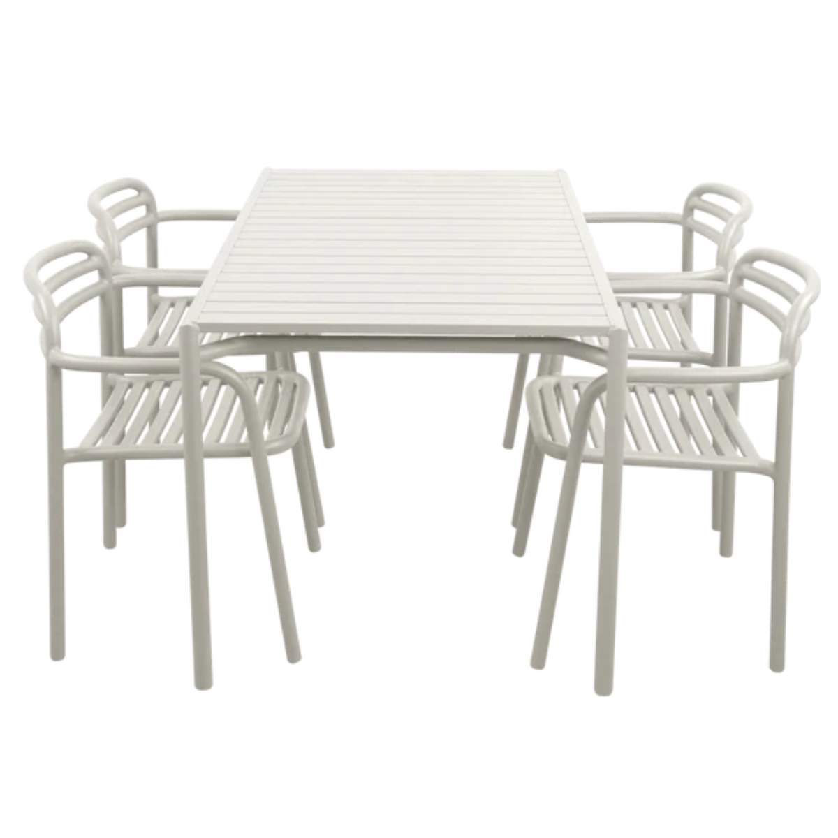 Cane-line Bliss Dining Table Rect. Incl. 4 Bliss Armchairs