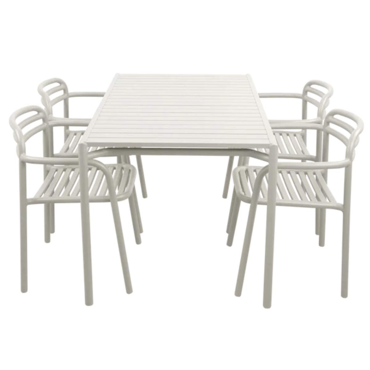 Cane-line Bliss Dining Table Rect. Incl. 4 Bliss Armchairs