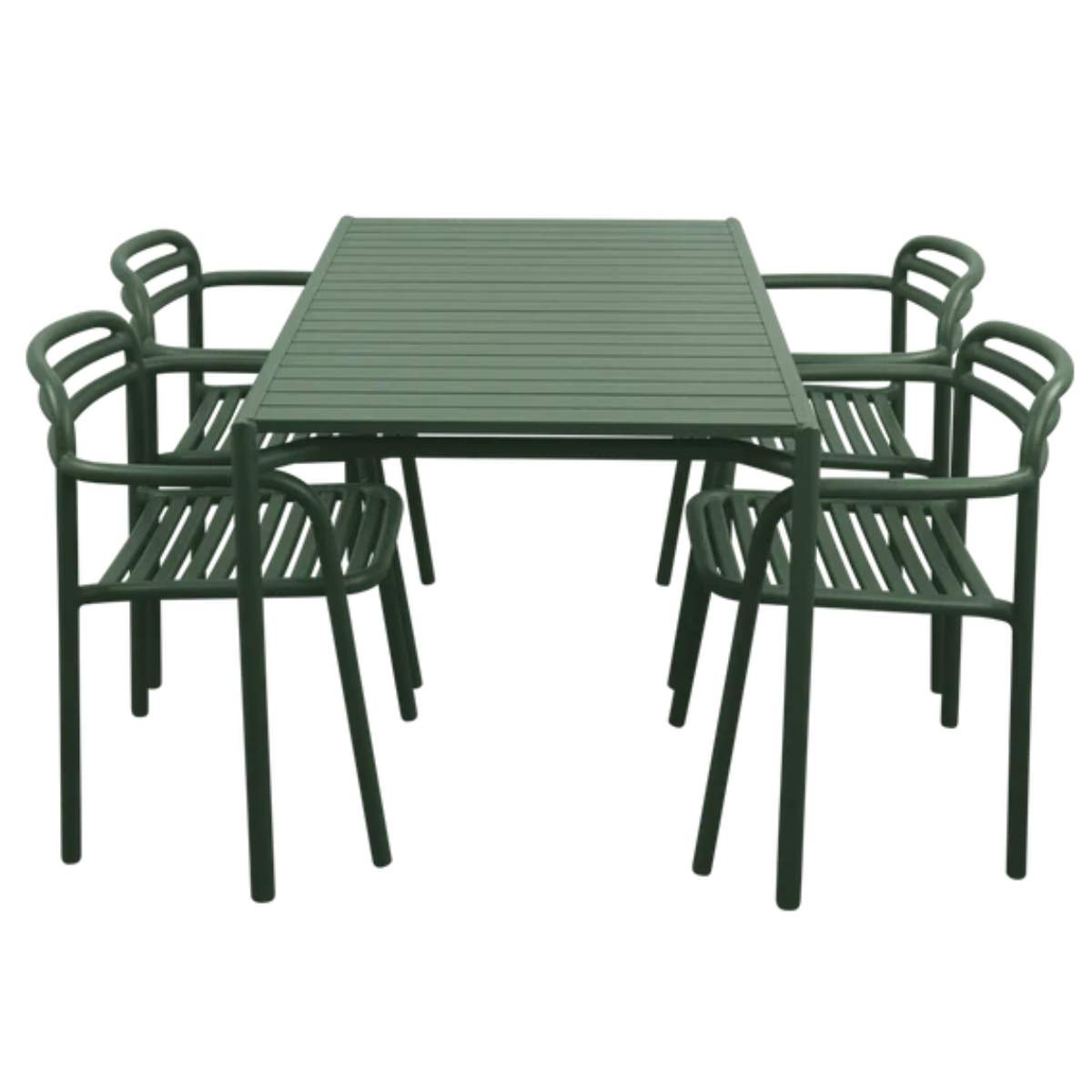 Cane-line Bliss Dining Table Rect. Incl. 4 Bliss Armchairs