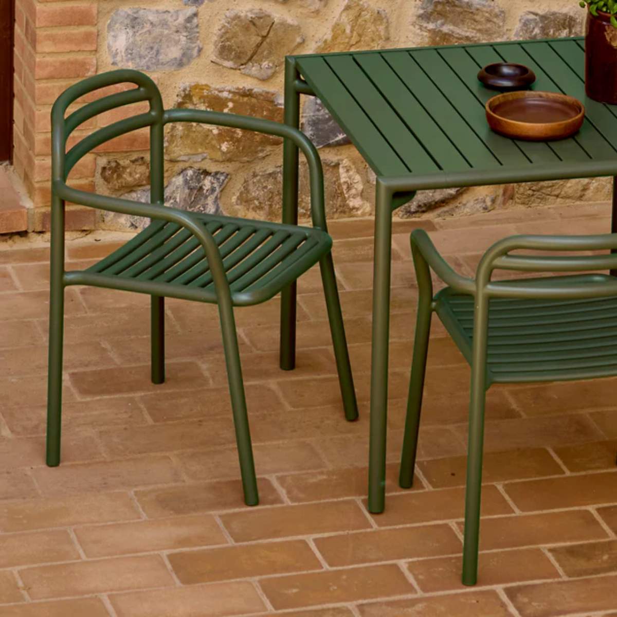 Cane-line Bliss Dining Table Incl. 2 Bliss Armchairs