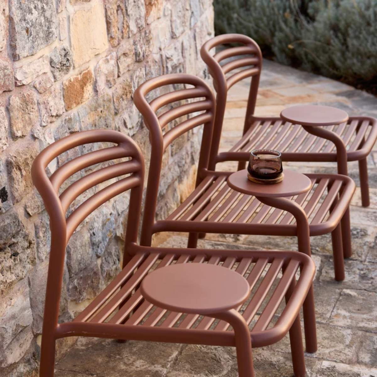 Cane-line Bliss Lounge Chair W/Sidetable Right