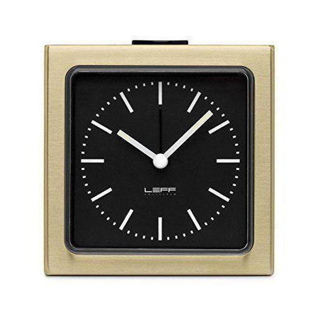 Block Alarm Clock Brass - LEFF Amsterdam-Beaumonde