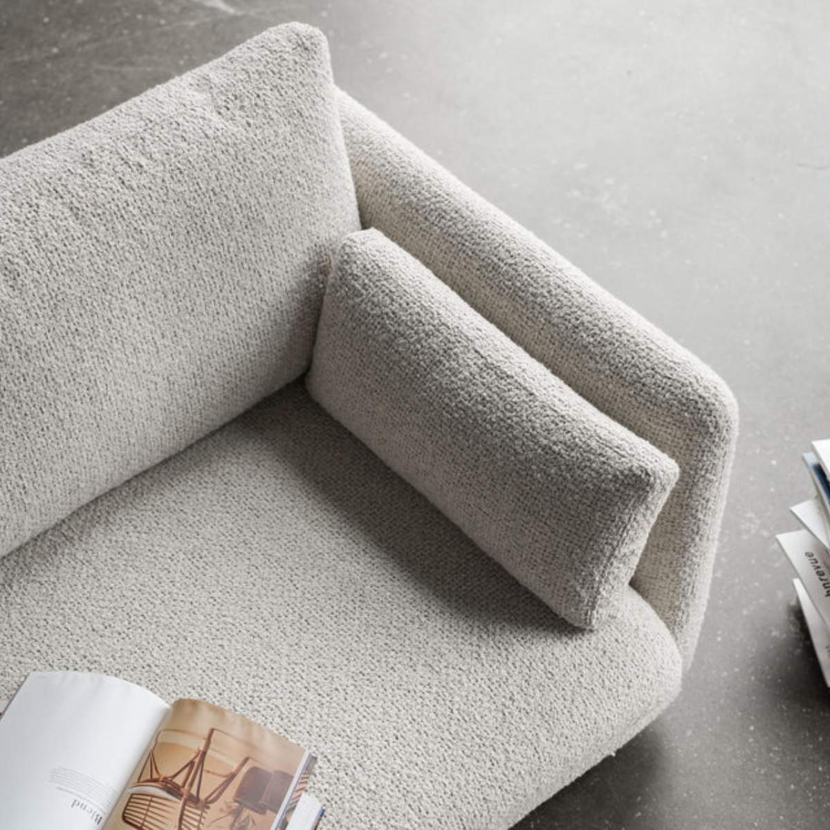 Cane-line Bloom 2-Seater Sofa With Chaise Longue, Left And Plinth