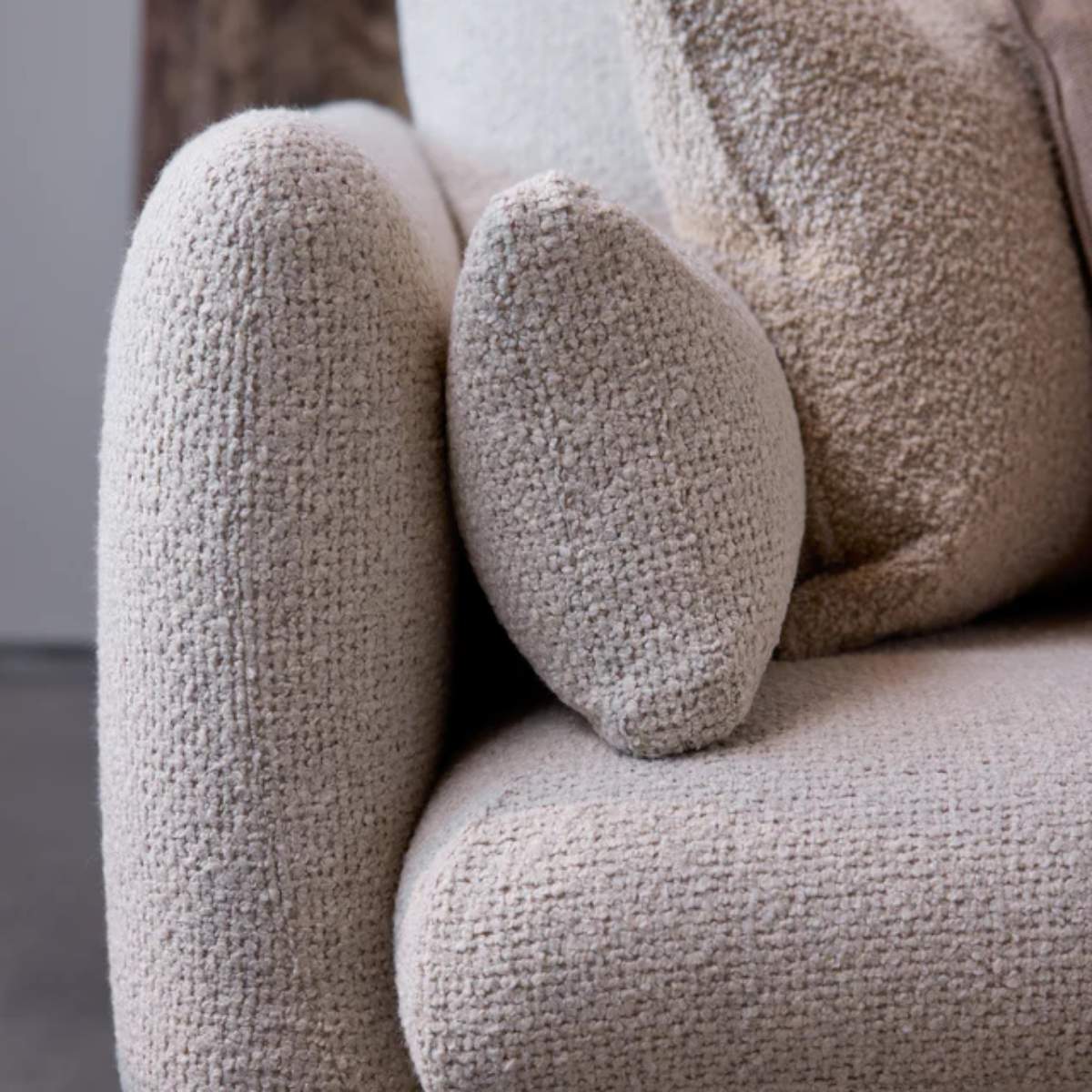 Cane-line Bloom 2-Seater Sofa With Chaise Longue, Left And Teak Legs