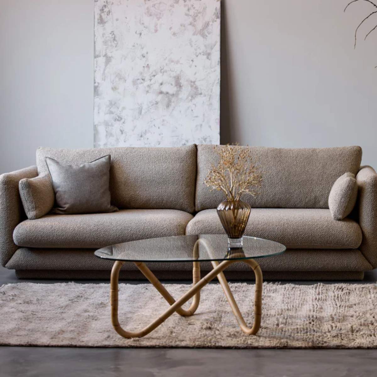 Cane-line Bloom 3-Seater Sofa w/ Plinth