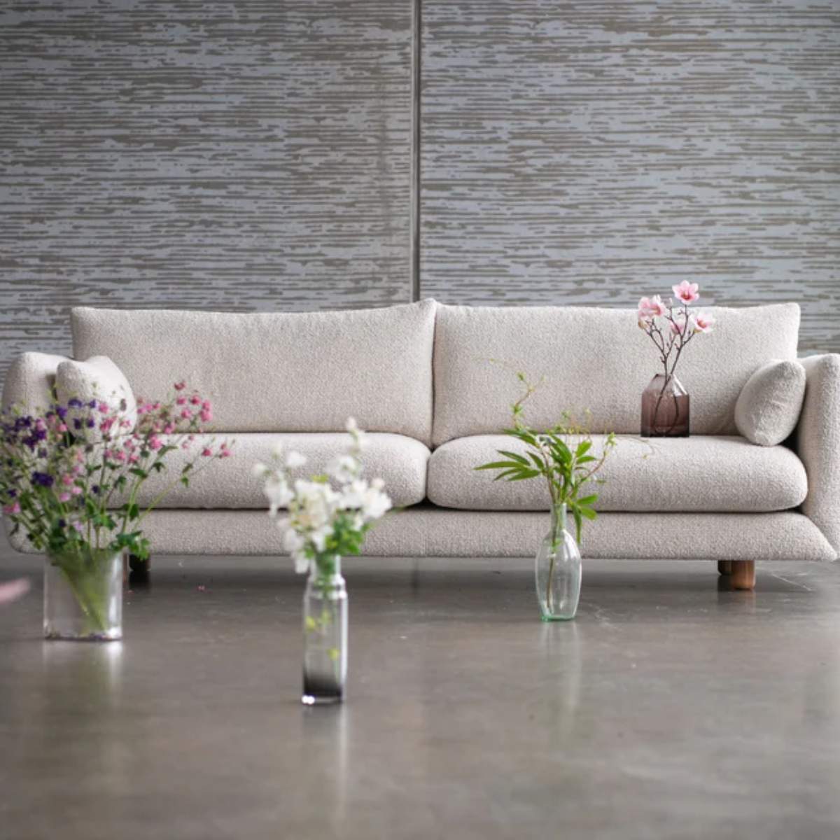 Cane-line Bloom 3-Seater Sofa w/ Teak Legs