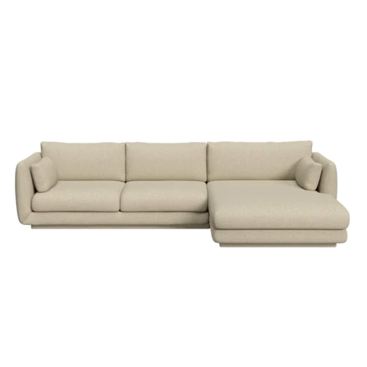 Cane-line Bloom 2-Seater Sofa With Chaise Longue, Left And Plinth