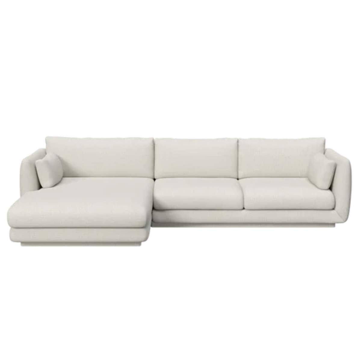 Cane-line Bloom 2-Seater Sofa With Chaise Longue, Right And Plinth