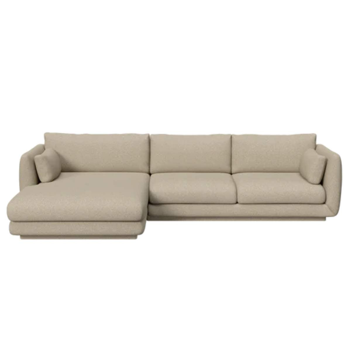 Cane-line Bloom 2-Seater Sofa With Chaise Longue, Right And Plinth
