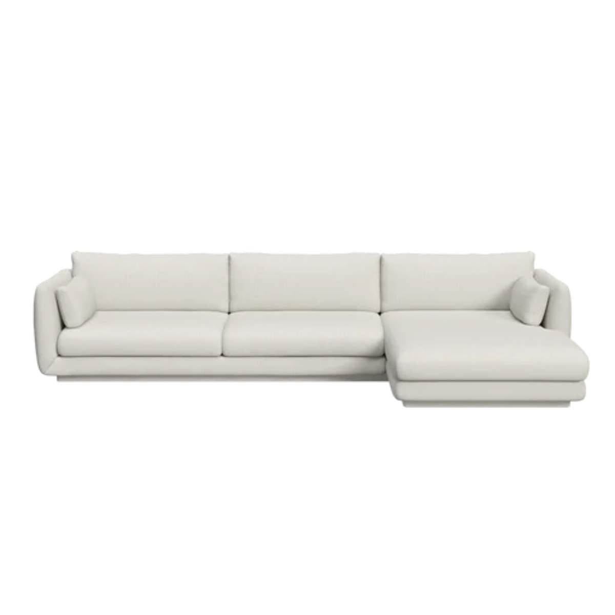 Cane-line Bloom 3-Seater Sofa With Chaise Longue, Left And Plinth