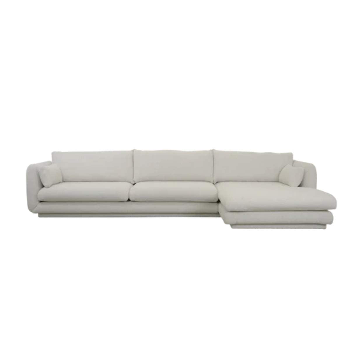 Cane-line Bloom 3-Seater Sofa With Chaise Longue, Left And Plinth