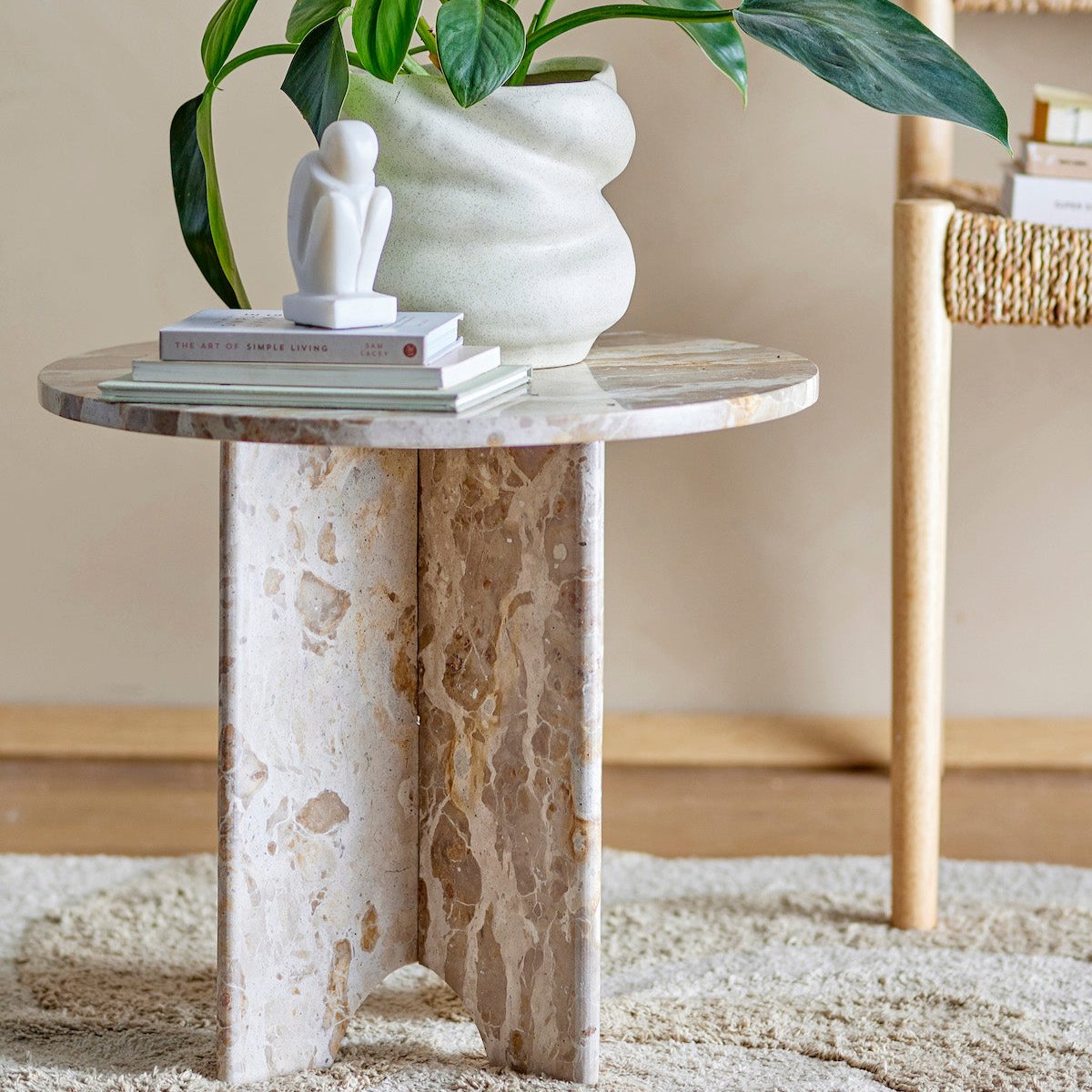 Bloomingville Jasmia Marble Side Table
