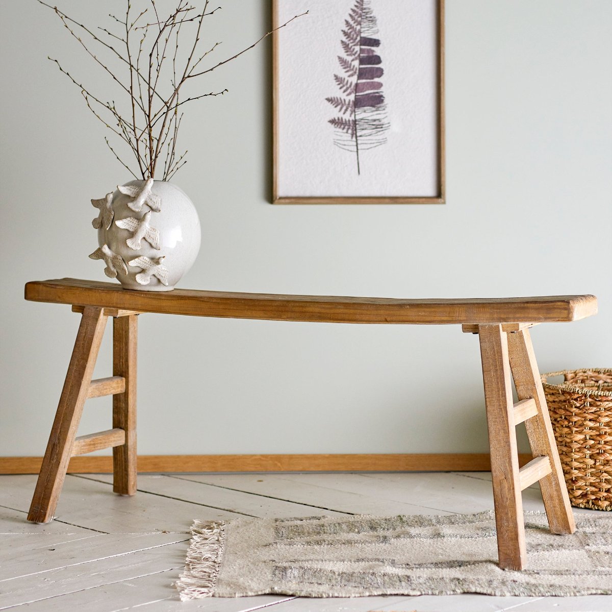 Bloomingville Lindon Reclaimed Pine Wood Console Table