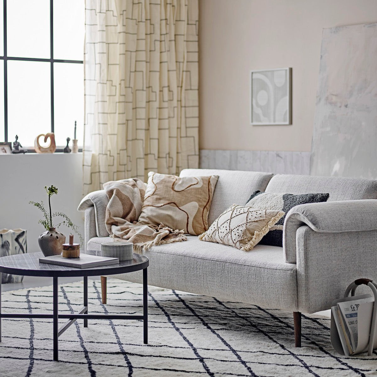 Bloomingville Estelle Marble Coffee Table 82057281 lifestyle