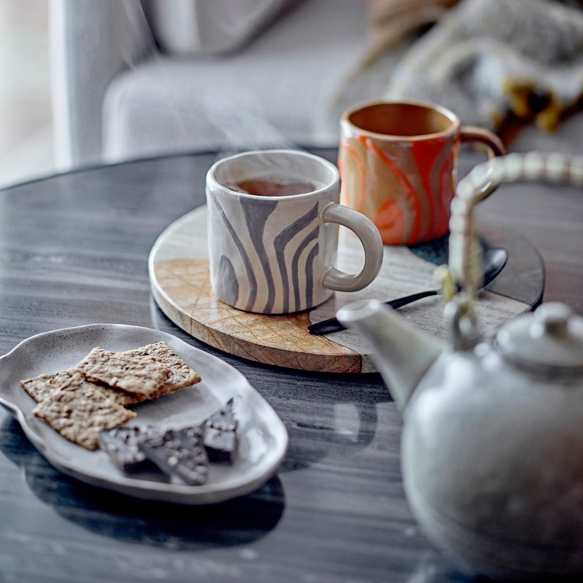 Bloomingville Estelle Marble Coffee Table 82057281 lifestyle 2
