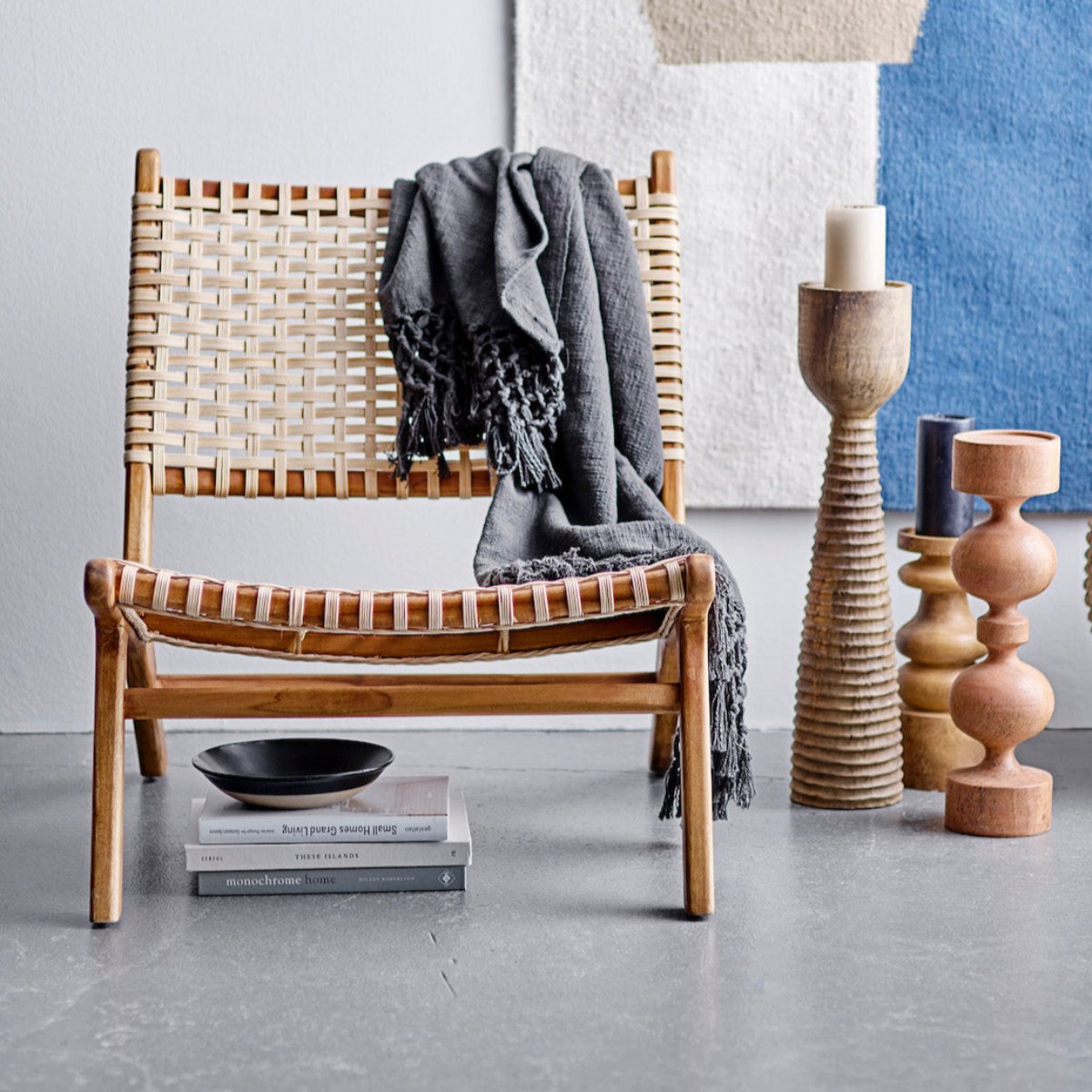 Bloomingville Keila Lounge Teak Chair 82047165 Lifestyle 3