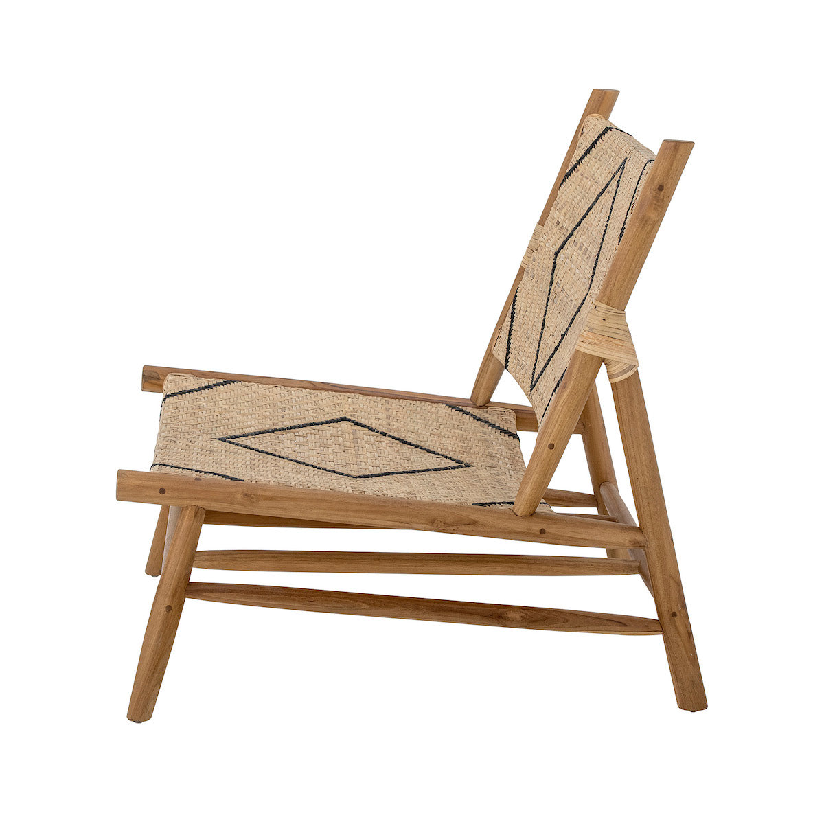 Bloomingville Lennox Lounge Teak Chair 82054854 detail rear
