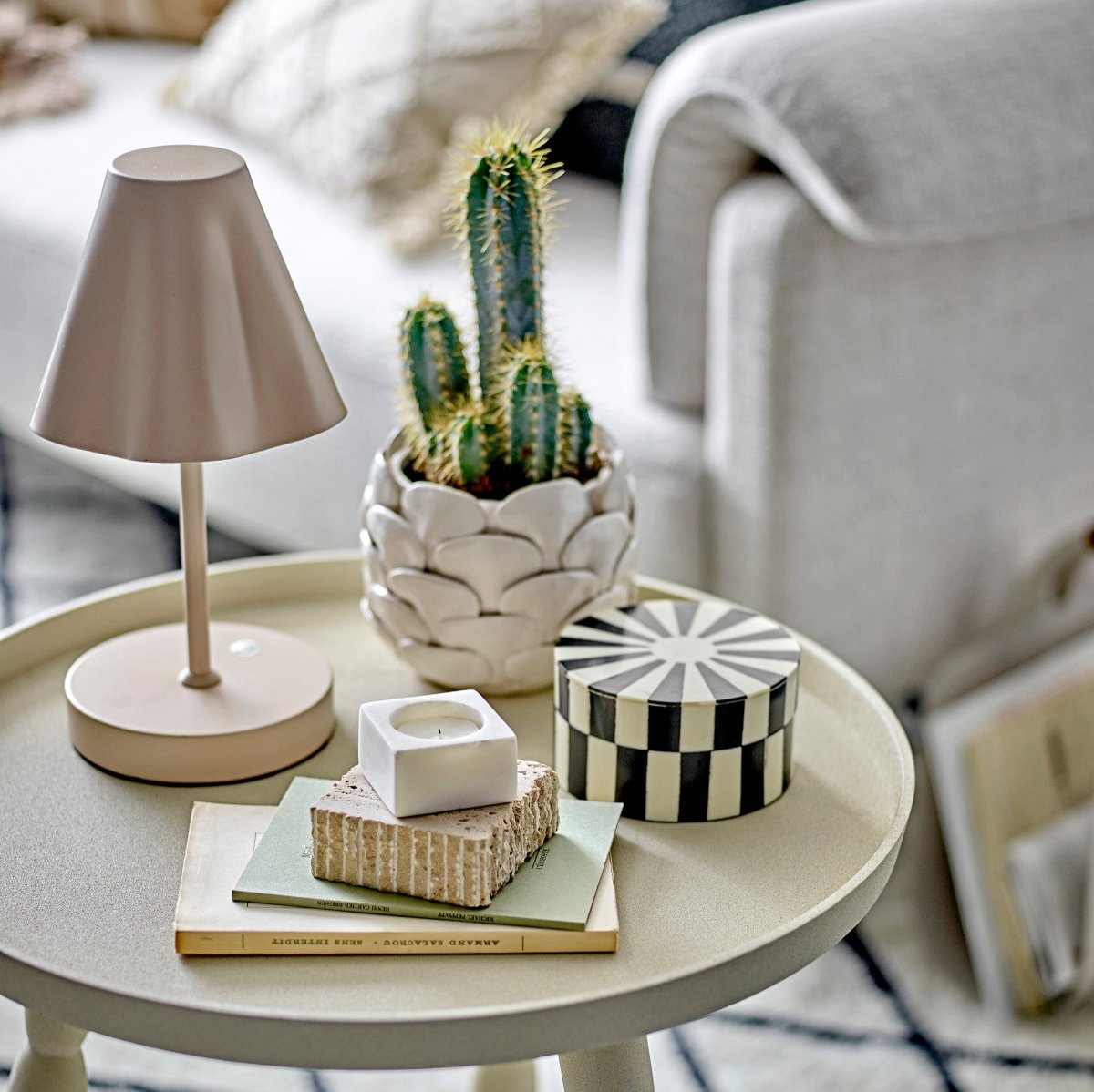 Bloomingville Lianna Rechargeable Lamp - Taupe 82068118