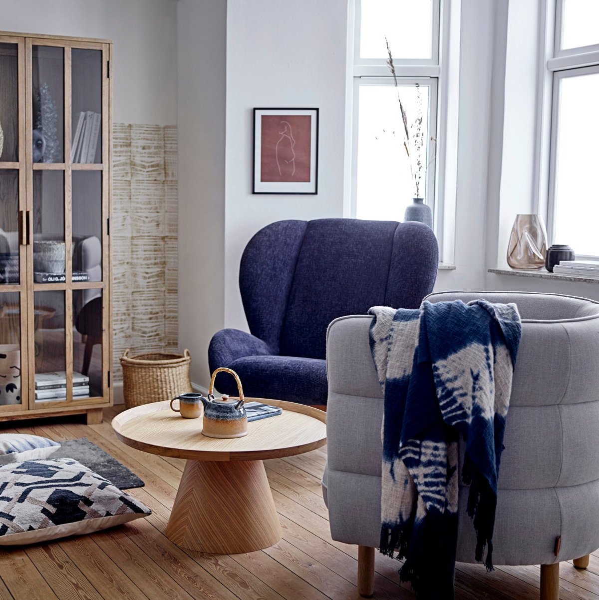 Bloomingville Luana Oak Coffee Table lifestyle