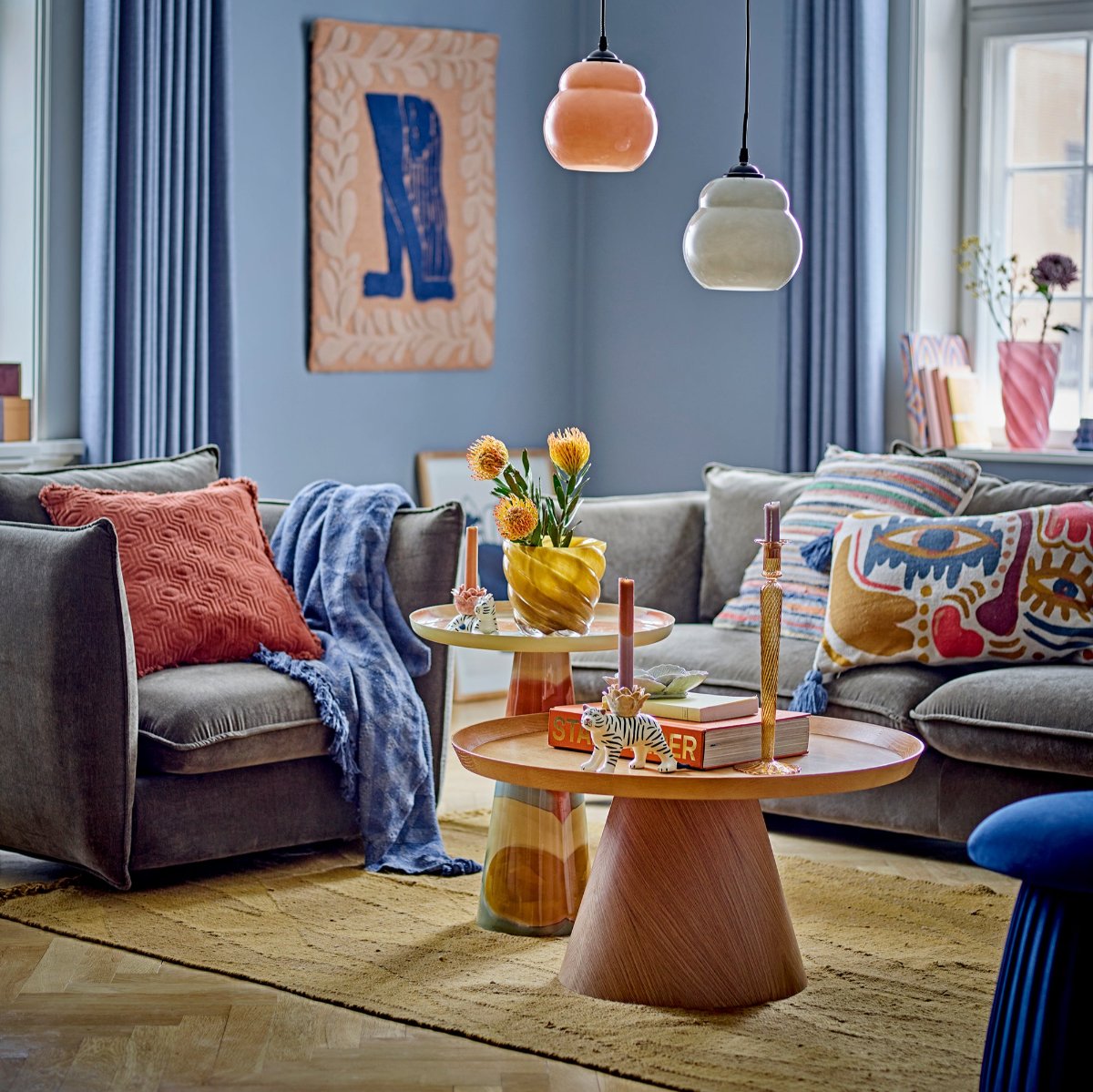 Bloomingville Luana Oak Coffee Table lifestyle 3