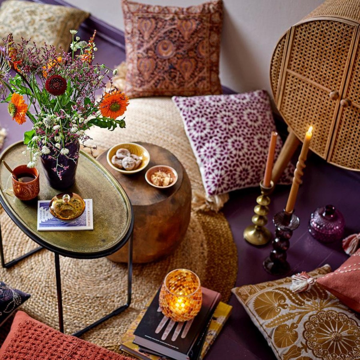 Bloomingville Otto Rattan Cabinet 82047912 lifestyle 2