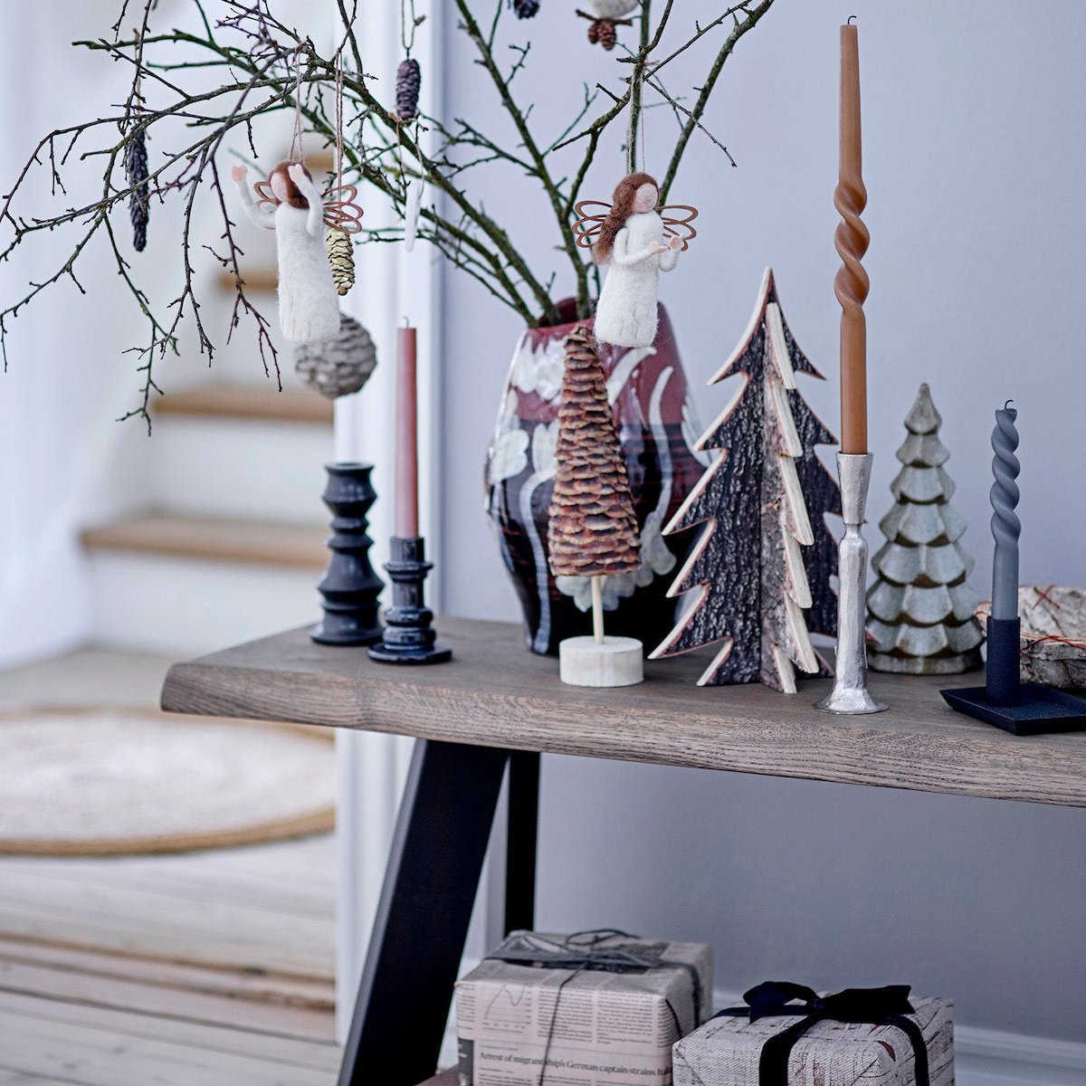 Bloomingville Raw Oak Bench 82046841 Lifestyle 3 Christmas