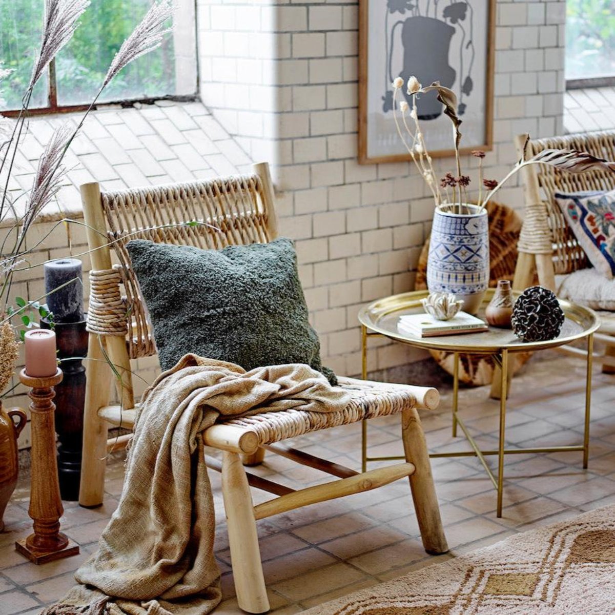 Bloomingville Ruthy Lounge Chair 82055232 lifestyle 2