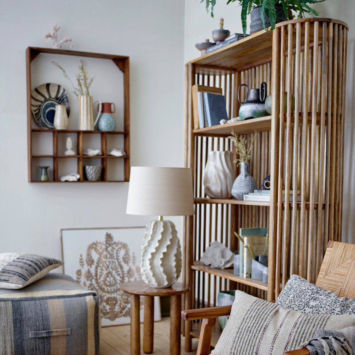 Bloomingville Sali Mango Bookcase 82055548 Lifestyle