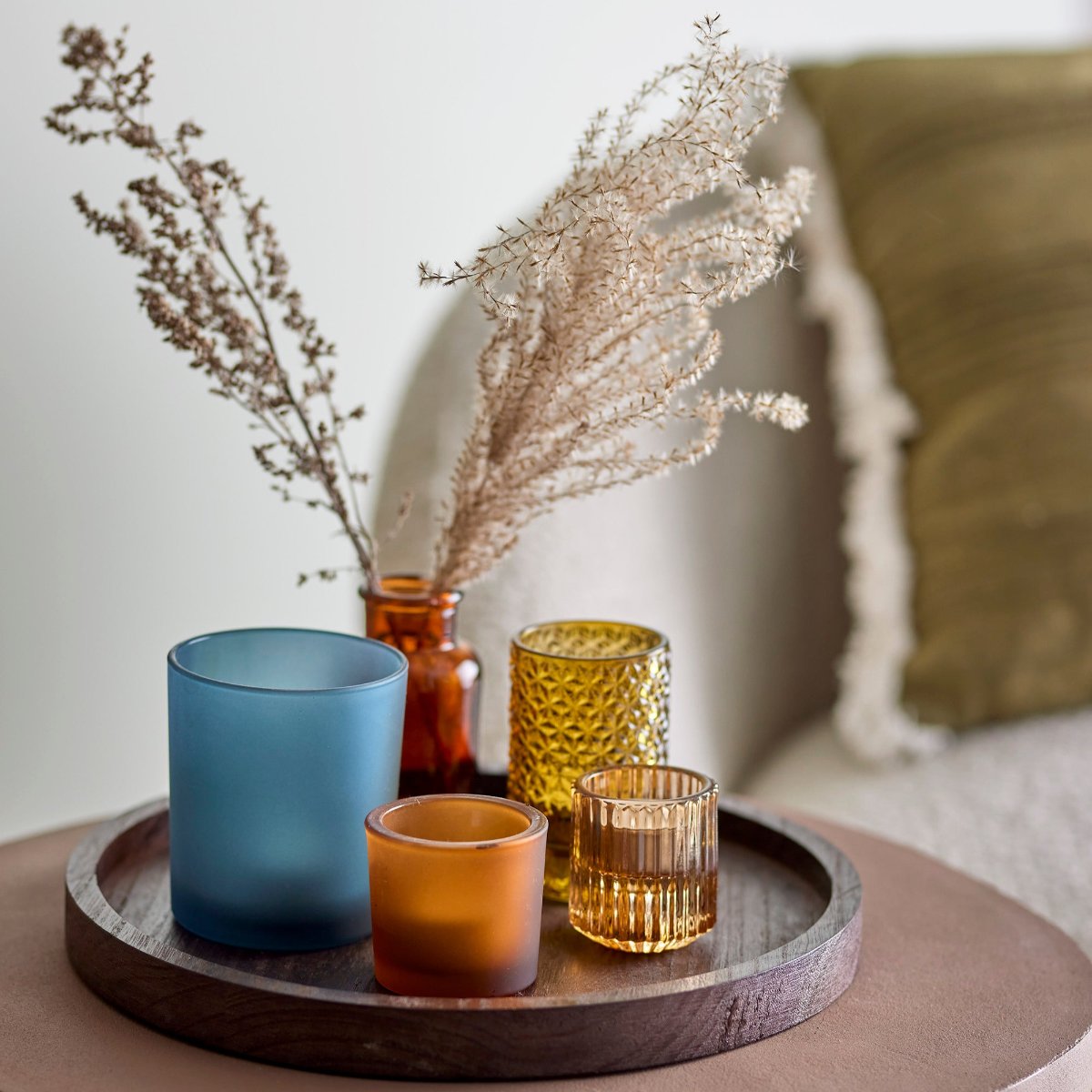 Bloomingville Sanga Votive Tray Set - lifestyle - beaumonde