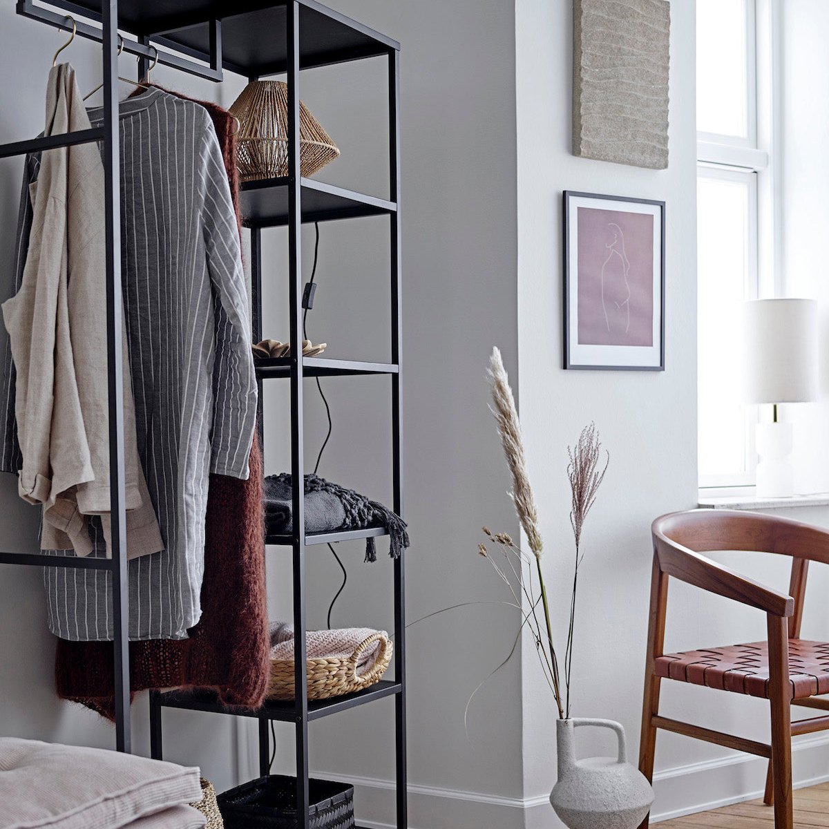 Bloomingville Valde Clothes Rack - Black 82049554 lifestyle